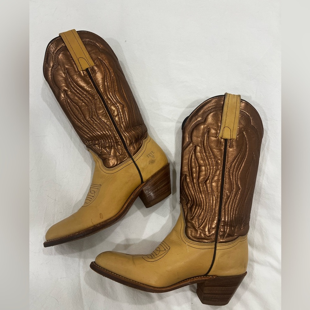 Vintage Frye cowboy boots